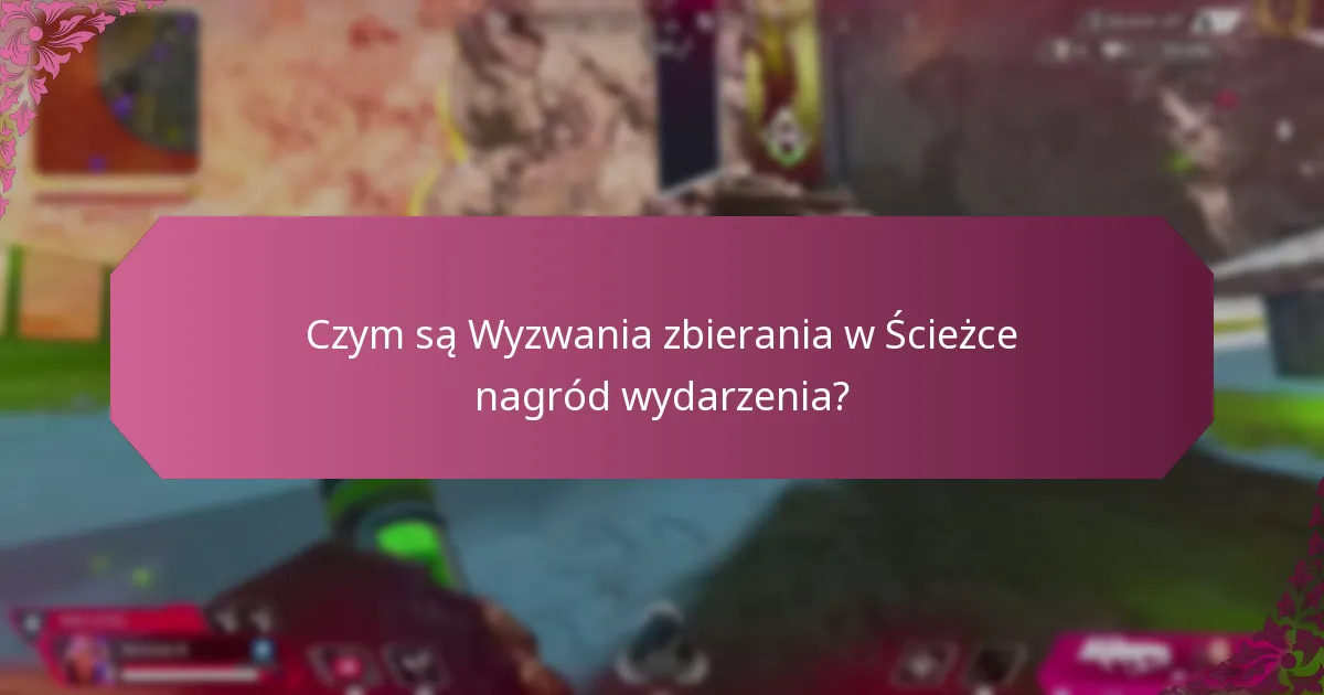 Czym są Wyzwania zbierania w Ścieżce nagród wydarzenia?