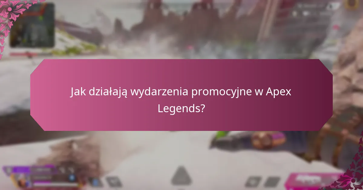Jak działają wydarzenia promocyjne w Apex Legends?