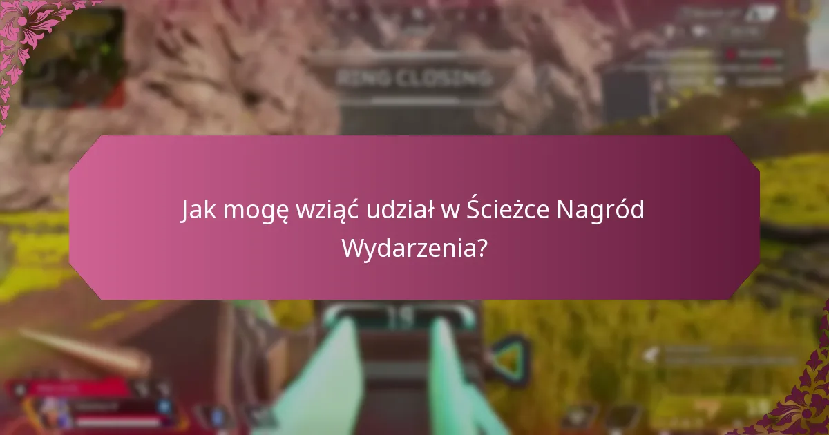 Jak mogę wziąć udział w Ścieżce Nagród Wydarzenia?