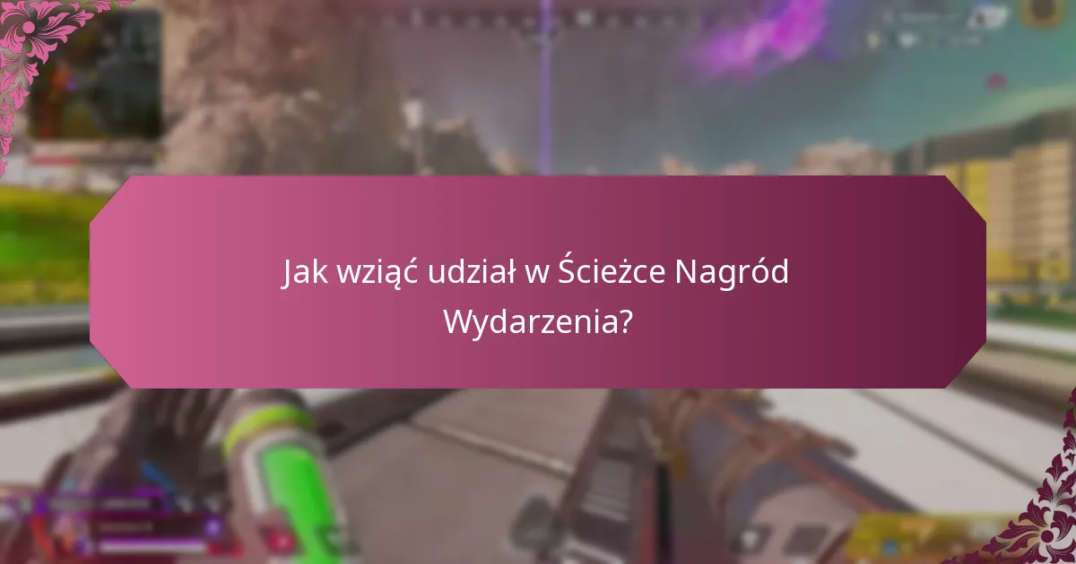Jak wziąć udział w Ścieżce Nagród Wydarzenia?