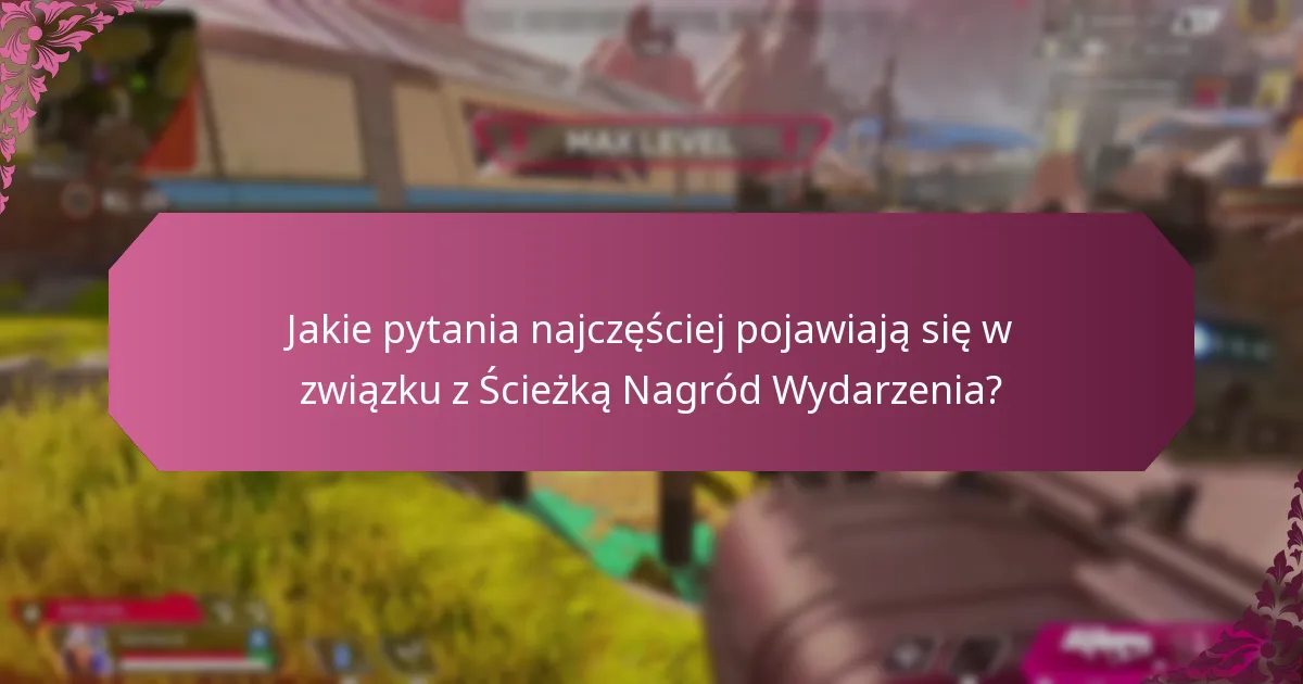 Jakie pytania najczęściej pojawiają się w związku z Ścieżką Nagród Wydarzenia?